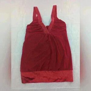 Lipstick Vintage Women's Red Tank Top Size Medium